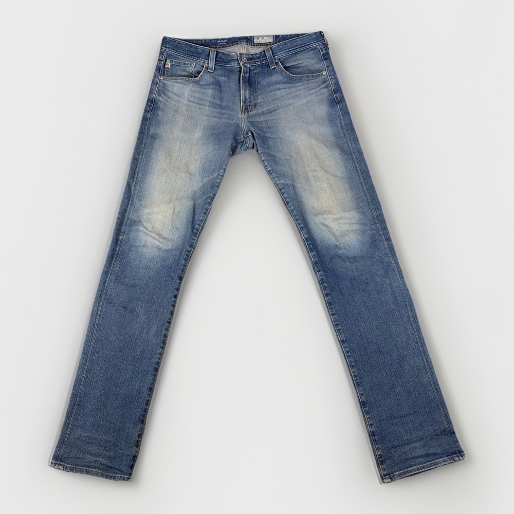AG Adriano Goldschmied The Tellis Jeans Mens 32 Blue Modern Slim Denim 360